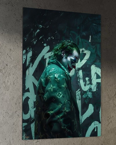 Quadro tela joker colorato - quadro,