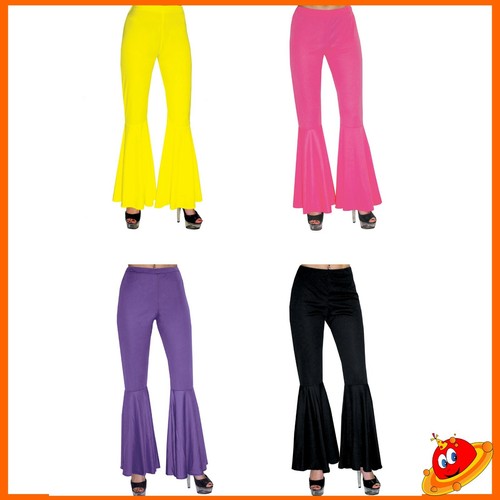 Pantaloni zampa disco - a,