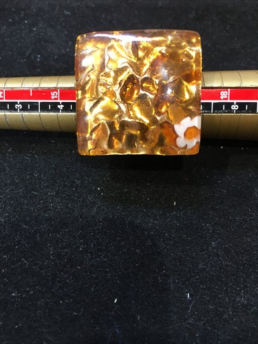 Anello vetro murano con - vetro,