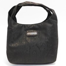 ETRO Borsa a mano Tote Bag Modello Paisley Nylon Marrone Scuro Donna USATA...