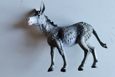 STATUINA PRESEPE FONTANINI ASINELLO IN PIEDI DEPOSE ITALY cm 10 ANNI '80