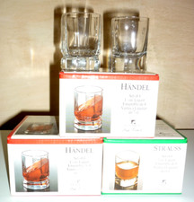 BORMIOLI-LIGHT & MUSIC-HANDEL-STRAUSS- 12 BICCHIERINI  IN VETRO SONORO SUPERIORI