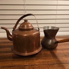 Teiera vintage rame ottone