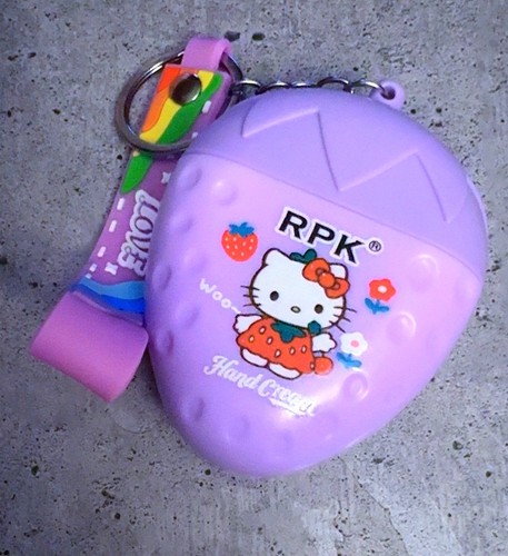 Portachiavi hello kitty - hello, crema