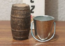 Botte e secchio accessori presepe consigliato per pastori da cm 8/10/12