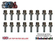 16x bulloni ruota sedile piatto adatti originale Peugeot 106 205 306 GTI leghe stile antico