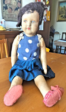 ANTICA BAMBOLA IN PANNO MISURA