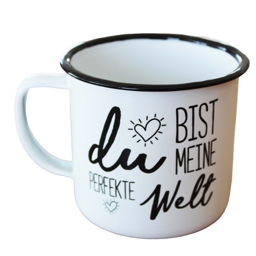 Tazza metallo retrò con - tazza,