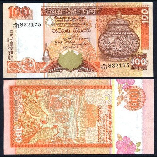 Sri lanka 100 rupees 2005 - lanka,
