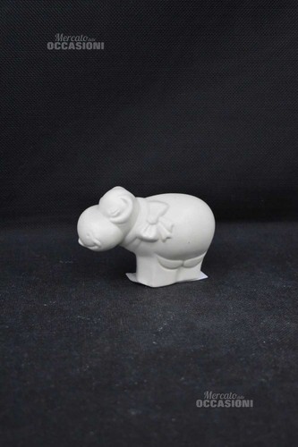 Oggetto ceramica ippopotamo - in,