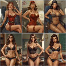 Pin Up Girl Adesivo Vinile