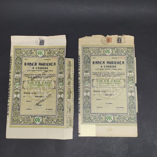 Lotto certificati azionari - lotto,