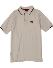 Polo uomo UMBRO piccola bianca