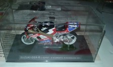 modellino moto SCALA 1:48 SUZUKI GSX-R GUYOT SCARNATO DUSSAUGE + TECA  perfetto