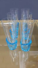 Bicchieri bibita Carlo moretti Azzurri sei pezzi