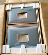 Cassettiera Acciaio Inox Ronda (2 cassetti,telaio,guide) art. M165GL 45X61 cm 