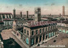 1956 BOLOGNA Palazzo del Podestà Sassolino Stampa René Briand Cartolina
