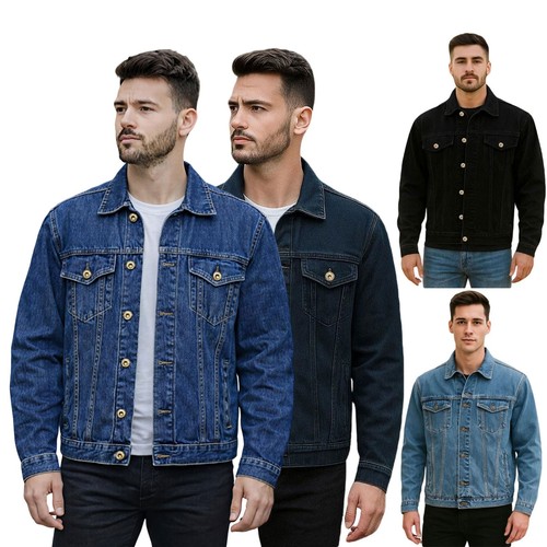 Giacca jeans uomo - denim, cotone