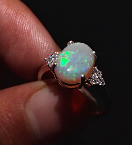 Anello opale fuoco - anello,