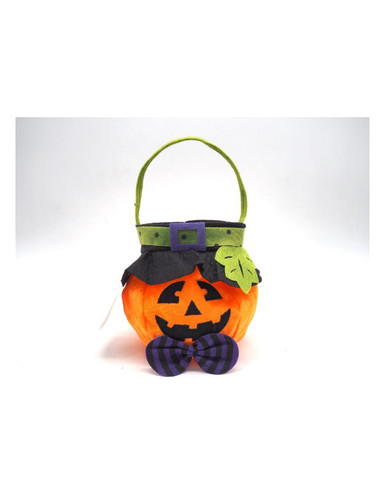 Borsetta zucca stoffa 15cm - stoffa,