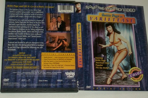 Bettie page varietease dvd - bettie, page: