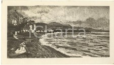 1936 MOSTRE D'ARTE Luigi LEVI Spiaggia *Fotografia coeva del quadro