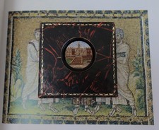 Antica spilla micro mosaico