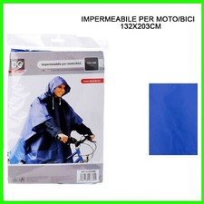 MANTELLA PONCHO DA BICI MOTO ANTIPIOGGIA IMPERMEABILE PIOGGIA PER UOMO DONNA