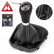 per MERCEDES Facelift W203 S203 BIANCO POMELLO LEVA DEL CAMBIO 6 MARCE MANOPOLA