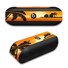 Decalcomania pelle per battiti di Dr. Dre Beats Pill Plus / palme al tramonto
