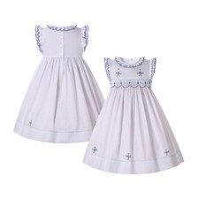 Abito bambina smocked
