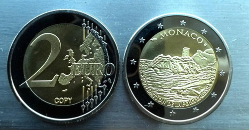 Monaco fortezza della - monaco, 2€