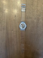 OROLOGIO SWATCH VINTAGE GK100 CLEAR JELLY FISH SWISS MADE OROLOGIO ANALOGICO BATTERIA NUOVA