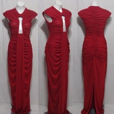 Maxi abito drappeggiato