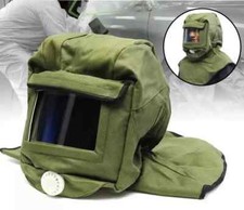 Sandblasting protective face