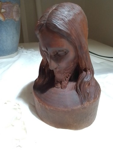 Antica scultura volto santo - antica,