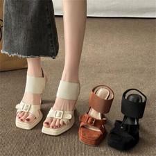 Sandali gladiatore plateau
