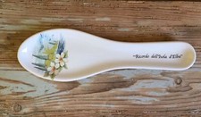 Isola D’Elba Italia Porcellana Ceramica Cucchiaio Poggia Posata Mestolo