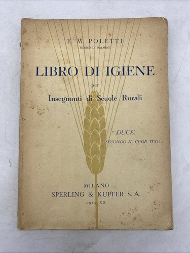 Poletti libro di igiene - e.m.,