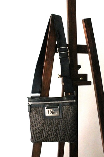 Dior sacoche toile cuir - toile,