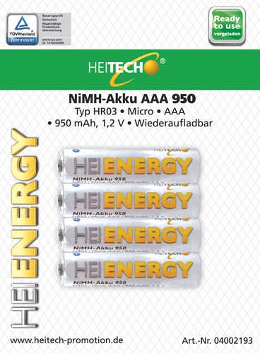 Batterie heitech aaa micro - batterie,
