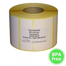 Thermoetiketten per Bizerba -