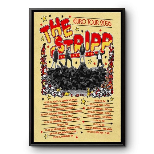 Poster the stripp euro tour - the,
