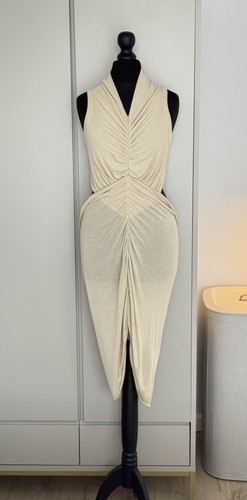 Abito midi rick owens sabbia - rick,