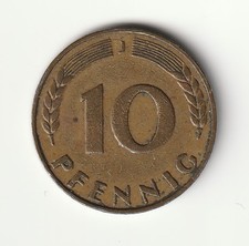 10 Pfennig 1949 J Bank