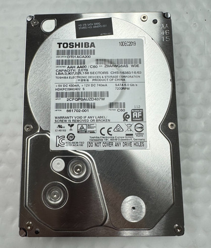 Toshiba 2tb sata 300q - 2tb,