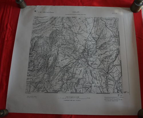Rara carta mappa - rara, 3