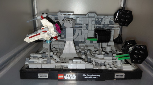 Lego star wars diorama death - wars,