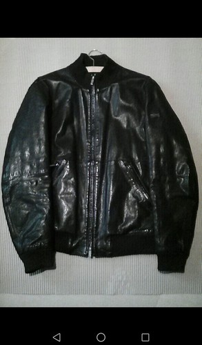 Armani jeans giacca pelle - armani,