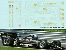 1/10 Decals per LOTUS 79 1978